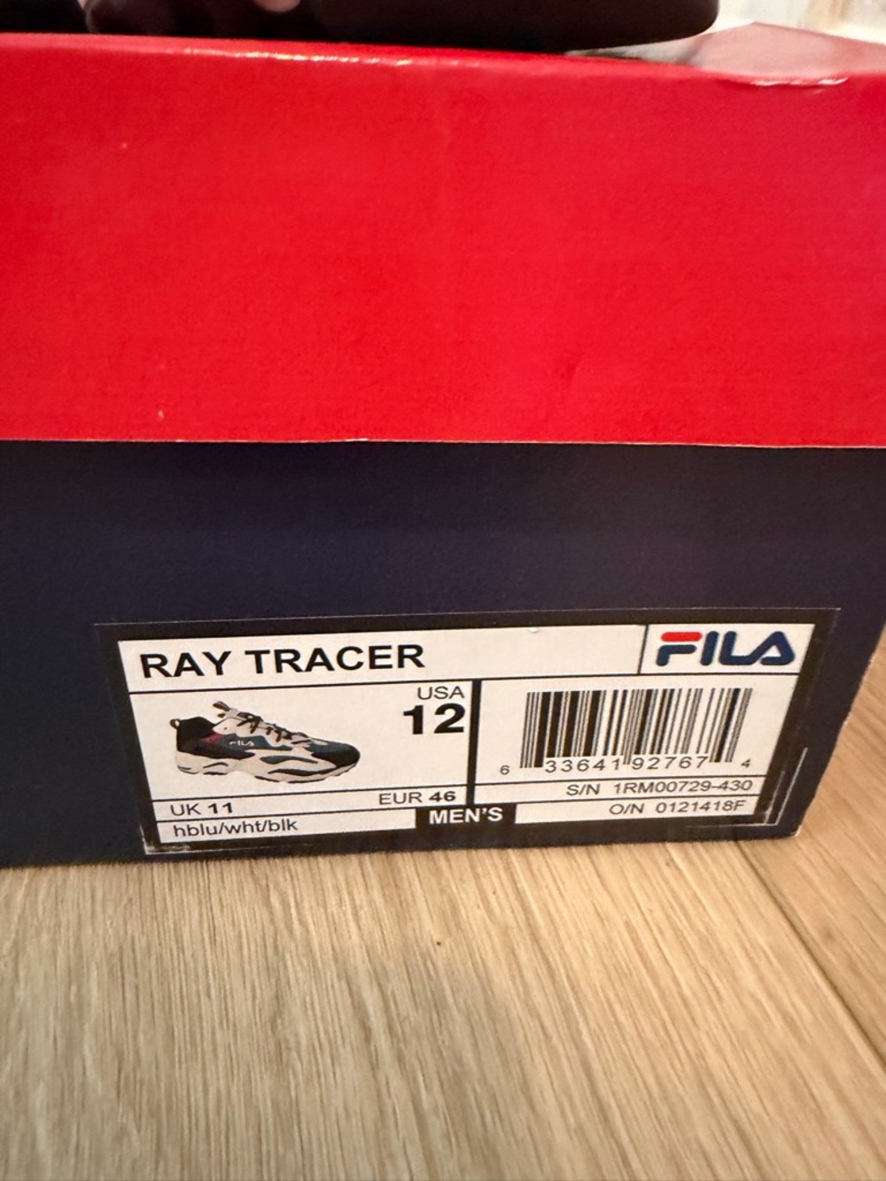 Fila Men’s Multicolor Mesh & Suede Sneaker — Teal, White, Black, Red, Purple - Picture 3 of 5